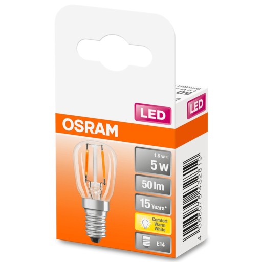 LED žiarovka E14 T26 T26 vláknová 1,6W OSRAM GLASS