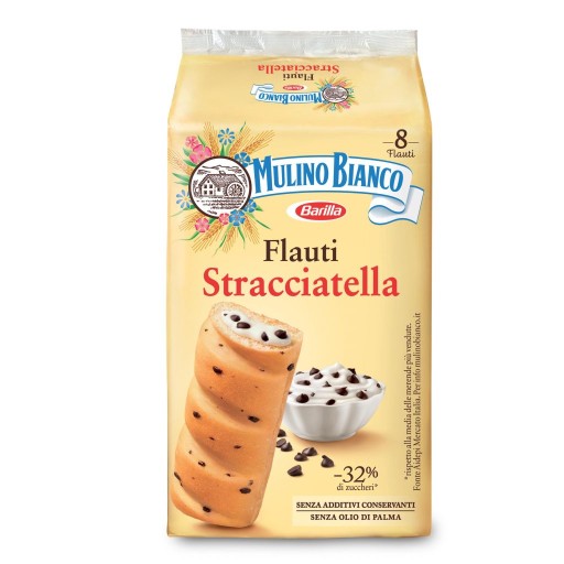 Flauti Stracciatella Mulino Bianco x 8 ks 280 g