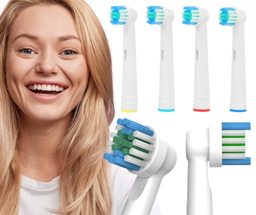 TIPY NA ELEKTRICKÚ ZUBNÚ KEFKU ORAL-B 4 ks
