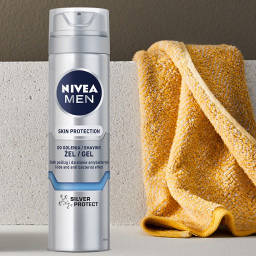 NIVEA Men Silver Protect gél na holenie 200 ml