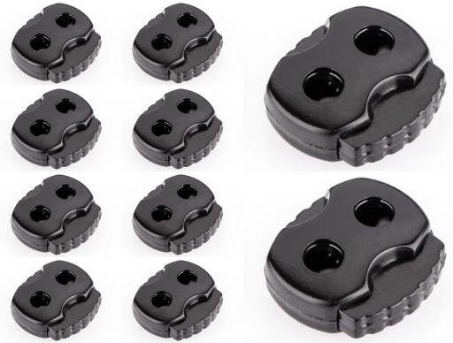 LINE STOPPER KONCOVÁ SVORKA ČIERNA 3mm - 10 ks