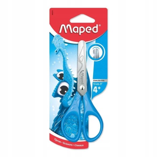 Školské nožnice 13 cm pre deti Maped Blue
