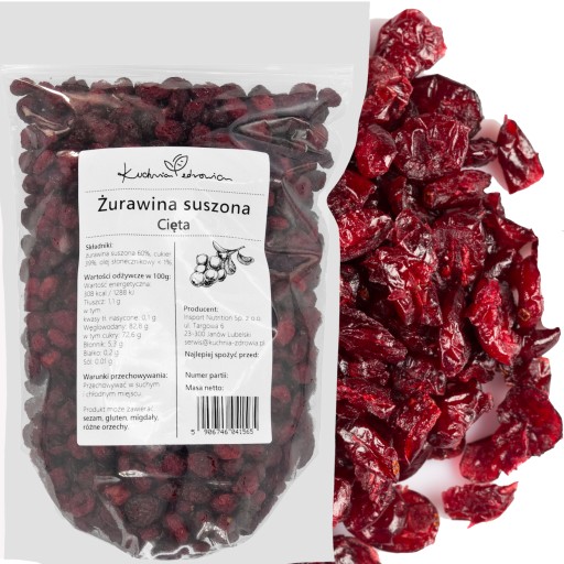 SUŠENÉ BRUSNICE 500g ČERSTVÉ PRÍRODNÉ BEZ KONZERVANTOV ZDRAVIE KUCHYŇA