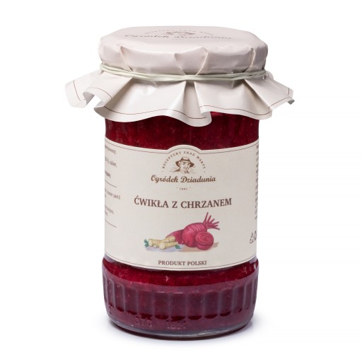 Cvikla S CHRENOM Cvikla DOMÁCI RECEPT 350g Ogródek Dziadunia