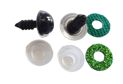 OC110 SAFE TOY EYES zelená 12mm 4 ks