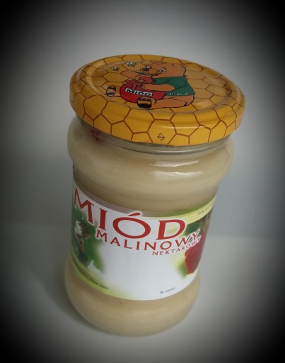 MALINOVÝ MED S MALINAMI CHUTNÝ PRE DETI.