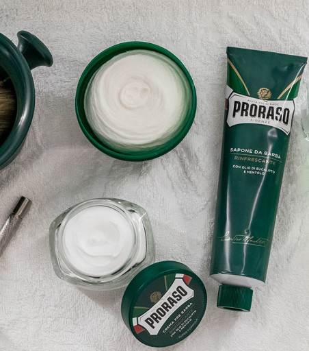 Proraso mydlo na holenie s EUCALYPTUS Green Line 150ml