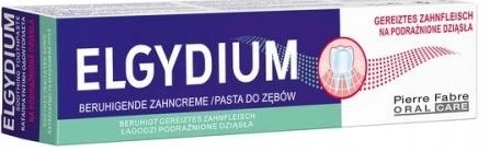 ELGYDIUM ZUBNÁ PASTA NA PODRÁŽDENÉ ĎASNÁ 75ml ZNÍŽUJE KRVÁCENIE