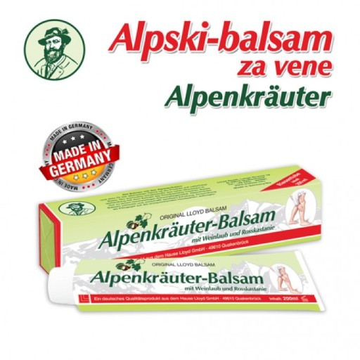 Alpenkrauter Balsam Lloyd cirkulačná masť 200ml GERMAN ORIGINAL