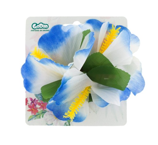 Hawaiian Pin Large Blue Party Havajský kostým Aloha karneval