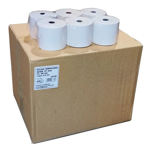 Pokladňa termorolka 57x80 57mm 80mb 1 ks