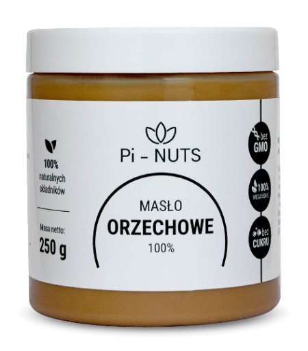 ARAŠIDOVÉ MASLO 100% BEZ PRÍDAVNÝCH LÁTOK 250g ČERSTVÉ