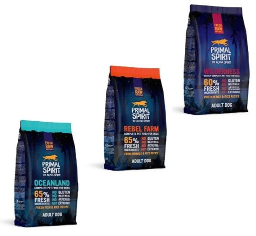 PRIMAL SPIRIT SOFT suché krmivo pre psov WILDERNESS Fish Chicken 1 kg