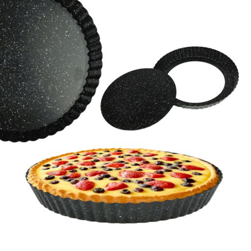 Plech na pečenie koláčov s odnímateľným dnom, 27 cm