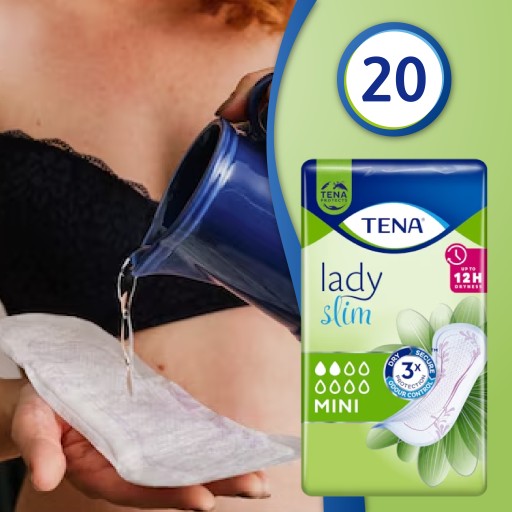 Vložky do topánok TENA Lady Slim Mini 20 ks.