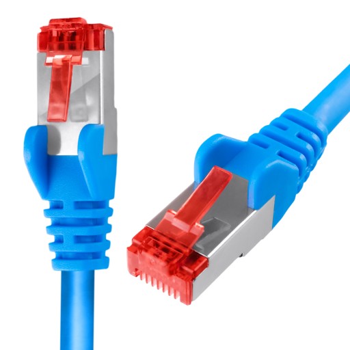 RJ45 CAT 6 S/FTP kábel AWG27 LSZH modrý 2m