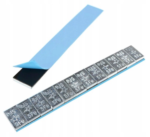 Lepené závažia FE Galvanized FIVESTARS 12x5g