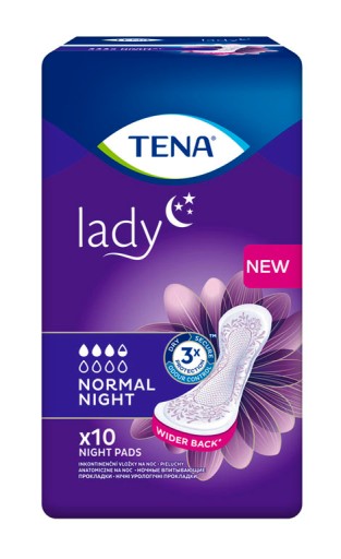 Urologické vložky TENA Lady Normal Night 10 ks