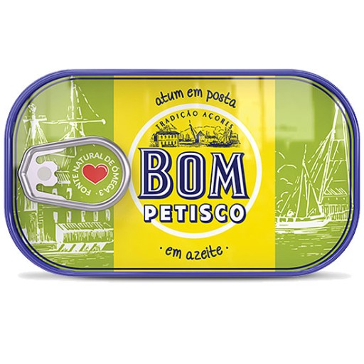 Steak z tuniaka na olivovom oleji 120g Bom Petisco