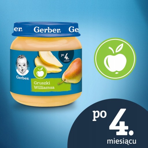 GERBER Williams hruškový dezert x 3 kusy
