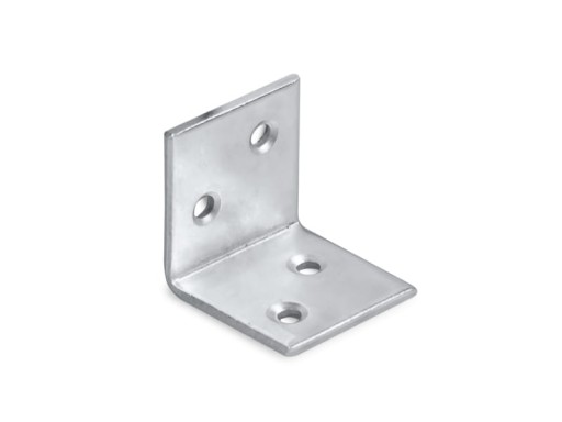 Kovové montážne uholníky 25x25x25 mm 10 ks