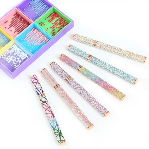 Diamond Embroidery Applicator 6 tips Glamour Colors - Snake Skin