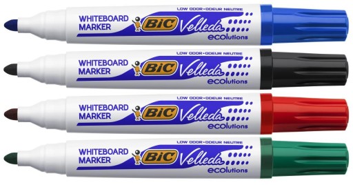 BIC BLACK VELLEDA 1701 okrúhly ZNAČOVAČ NA DOSKY 1 KUS