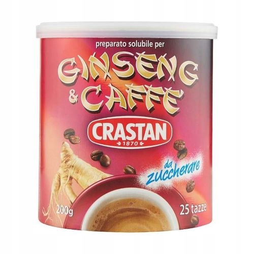 Crastan Ginseng Caffe instantná káva bez cukru 200g