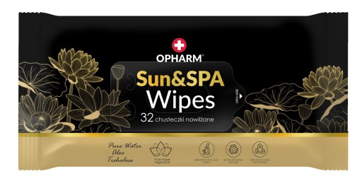 Opharm Sun&Spa vlhčené obrúsky 32 ks.