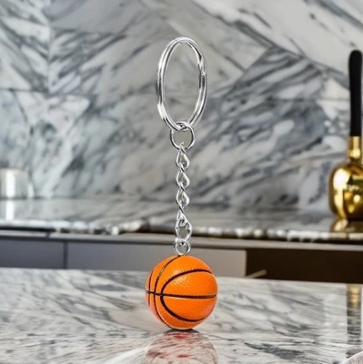 BASKETBALOVÝ KEYRING - BASKETBAL - športový KEYRING pre BASKETBALOVÉHO HRÁČA