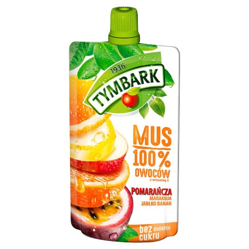 Tymbark Mousse pomaranč mrkva jablko banán 120 g