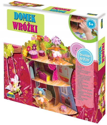 vyrobte si kartónovú vílu a domček pre bábiky