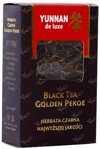 YUNNAN DE LUXE GOLDEN PEKOE čierny sypaný čaj LB101 100G
