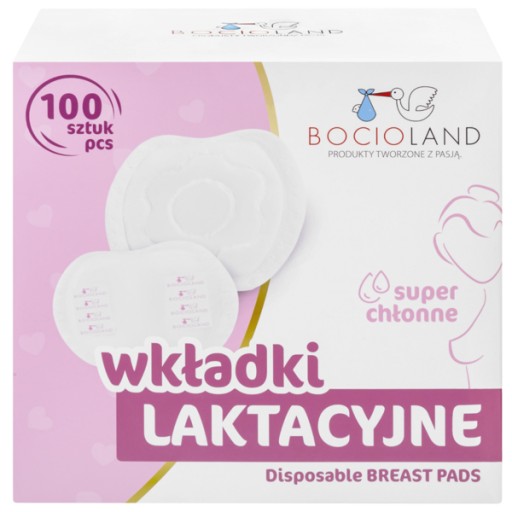 LAKTAČNÉ VLOŽKY DO PODPRSENKY BOCIOLAND 100 ks