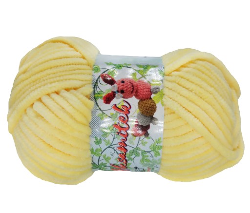 Plyšová priadza Marigold Opus, SVETLO ŽLTÁ 216