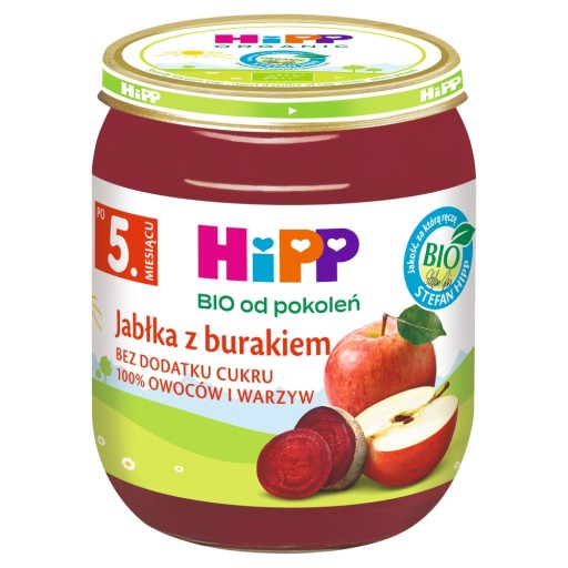 HiPP BIO Jablká s cviklou po 5. mesiaci 125g