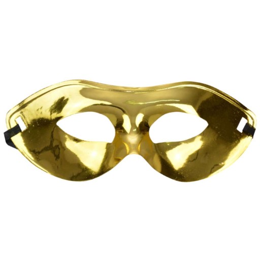 Benátska MASKA METALICKÝ zlatý OUTFIT kostým KARNEVAL