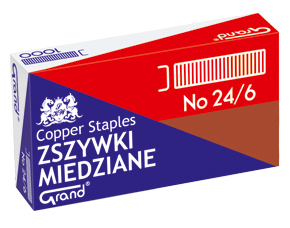 Grand 24/6 medené sponky 2000 ks