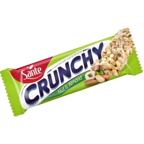 Sante Crunchy cereálna tyčinka 35g Orech Mandle