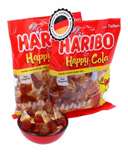Haribo Happy Cola želé 175g DE