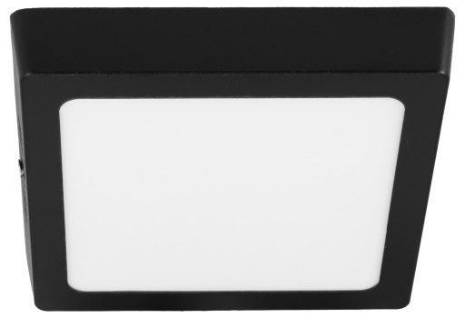Prisadený LED panel 6W, neblikavý, CCD, štvorcový, silný, neutrálny