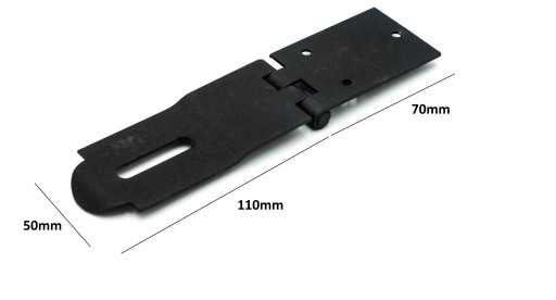 VRECKO S UZAVORENÍM NA VISNÝ ZÁMOK 200x50mm ČIERNA PL