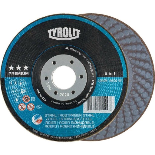 Rondeller 2v1 125mm A36Q Tyrolit