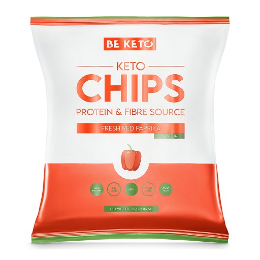 Keto Chips - čerstvá červená paprika 30g