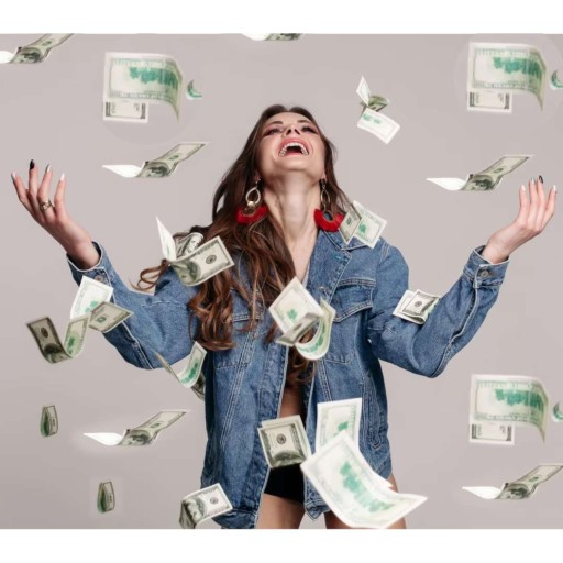 Rúrka 200 PLN BANKOVKY s konfetami, 60 cm