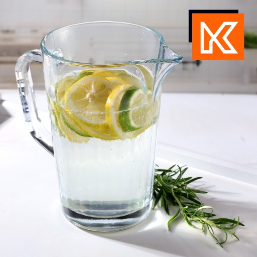SKLENENÝ Džbán NA VODU LIMONÁDOVÝ ŠŤAV 1,2L