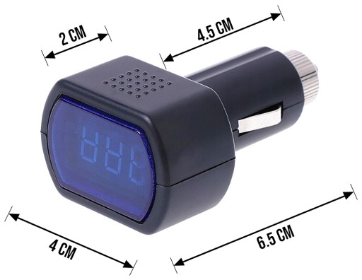 TESTER BATÉRIÍ VOLTMETER 12V 24V LCD I6S37