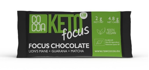 Keto Focus Bio 40 G Čokoláda - KAKAKO