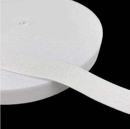 Elastická 20 mm pletená guma na šitie odevov 2 cm ČIERNA - 25 metrov