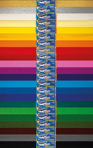 Krimpovaný hodvábny papier 50 x 200 cm col 01 biely